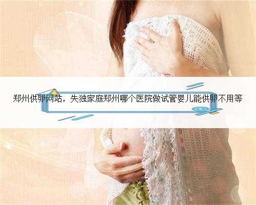 郑州供卵网站，失独家庭郑州哪个医院做试管婴儿能供卵不用等